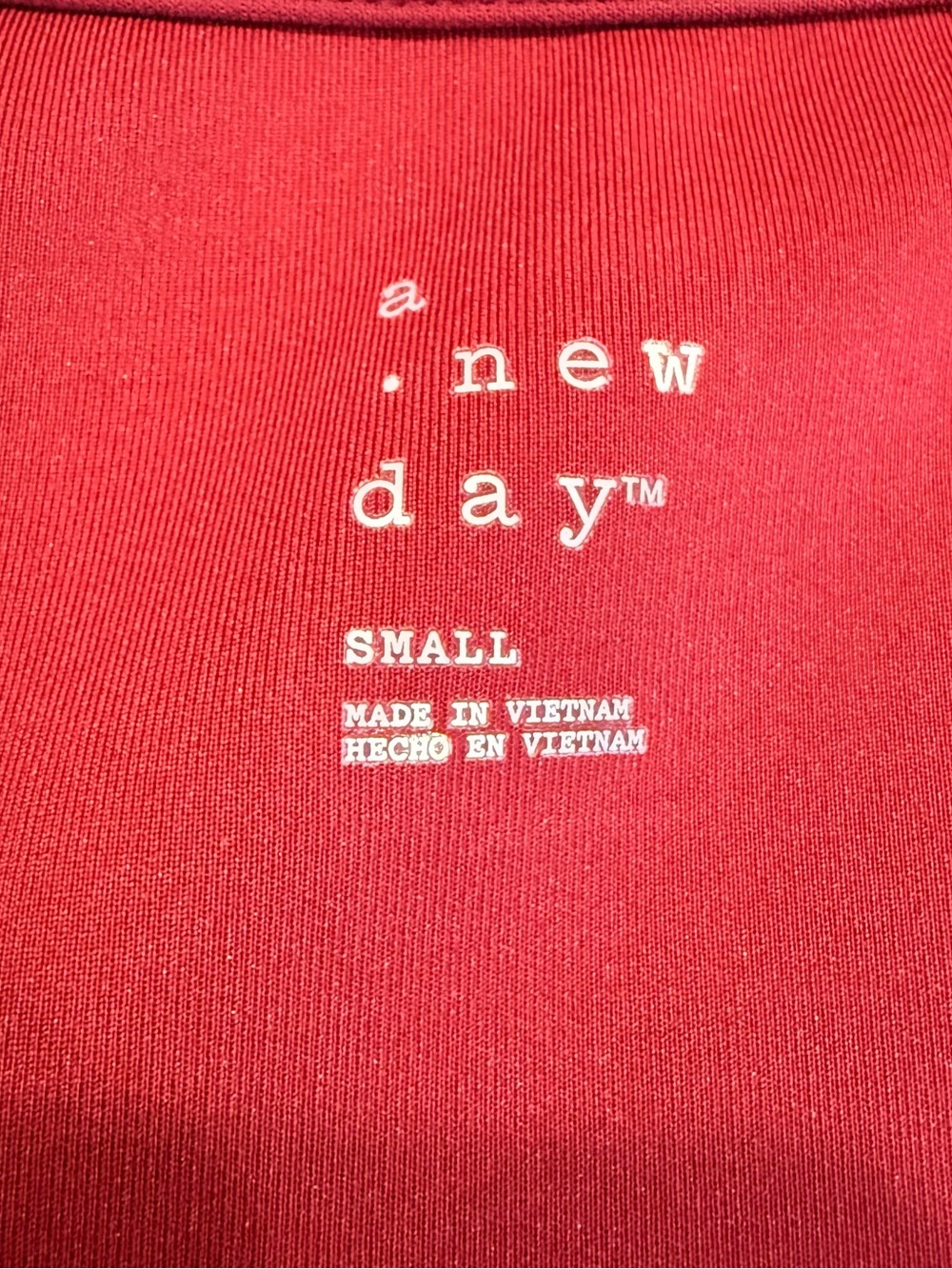 A New Day Womens Small Maroon V Neck Pullover Sweatshirt NWT Relaxed Fit - Picture 3 of 12